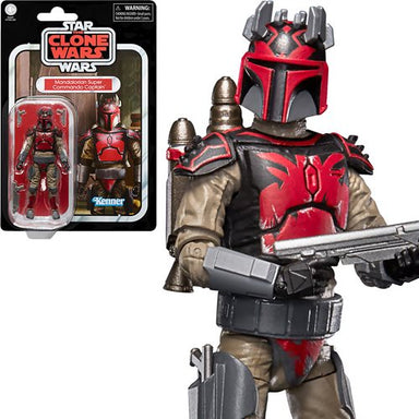 Star Wars The Vintage Collection: Guerras Clonicas - Capitan de Super Comandos Mandalorianos