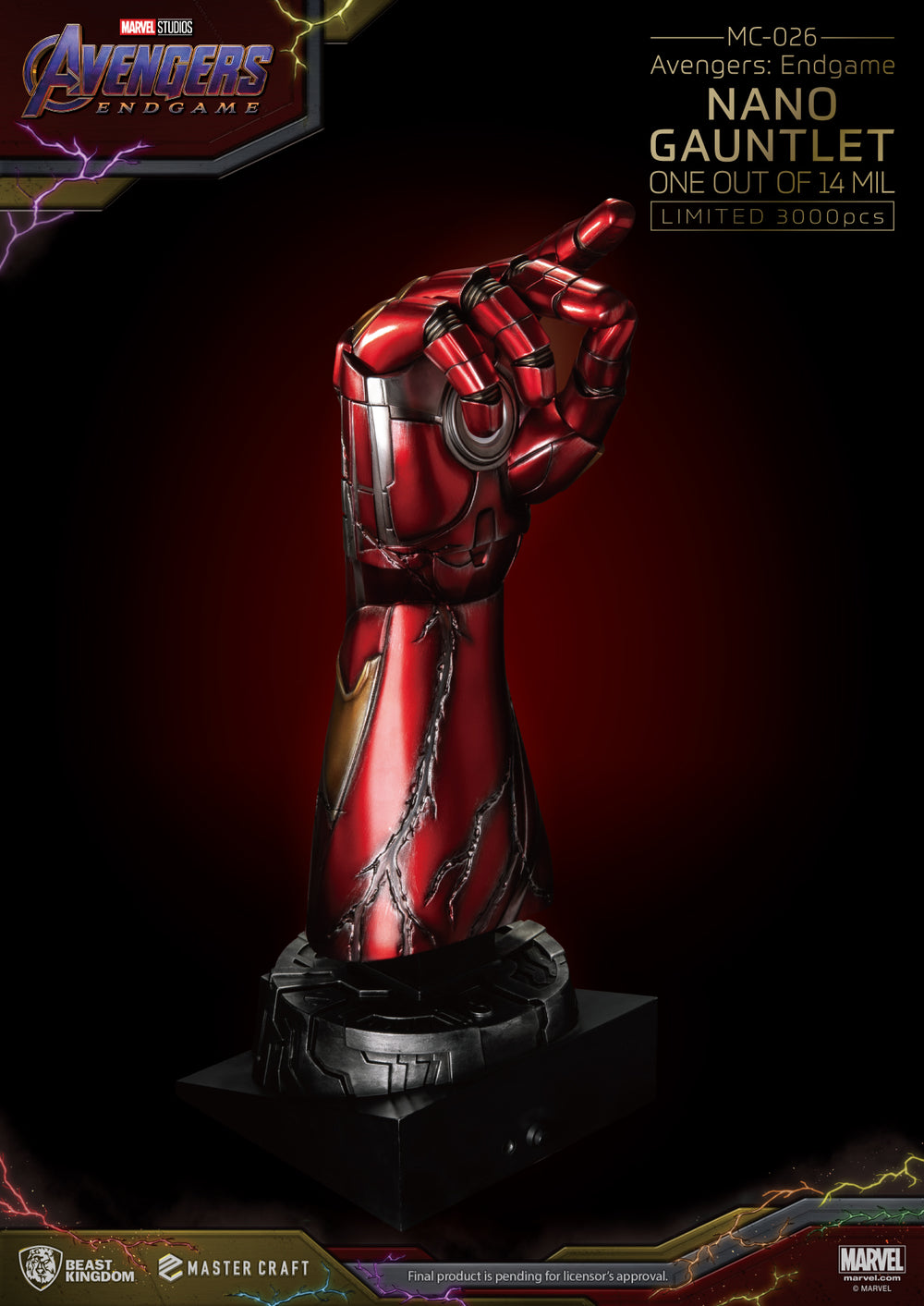 Beast Kingdom Master Craft: Avengers Endgame Master - Nano Guantelete