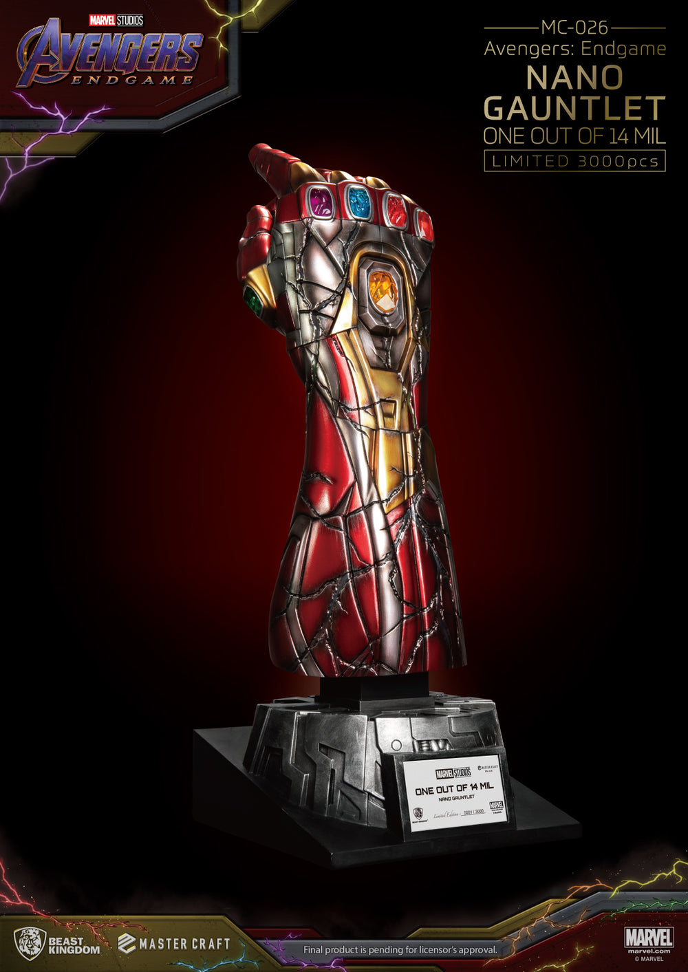 Beast Kingdom Master Craft: Avengers Endgame Master - Nano Guantelete