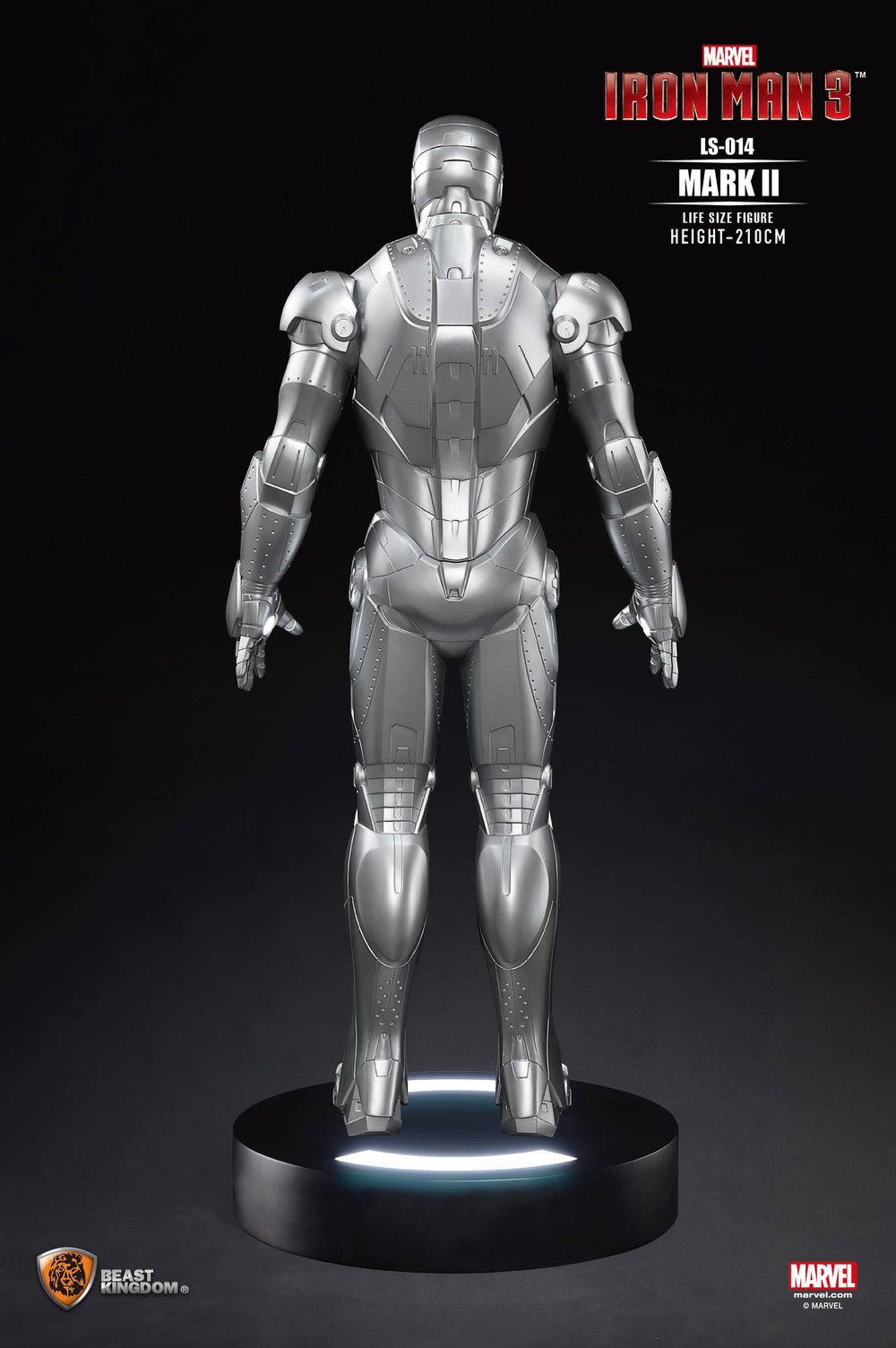 Beast Kingdom Life Size Marvel: Iron Man 3 - Mark II Escala 1/1