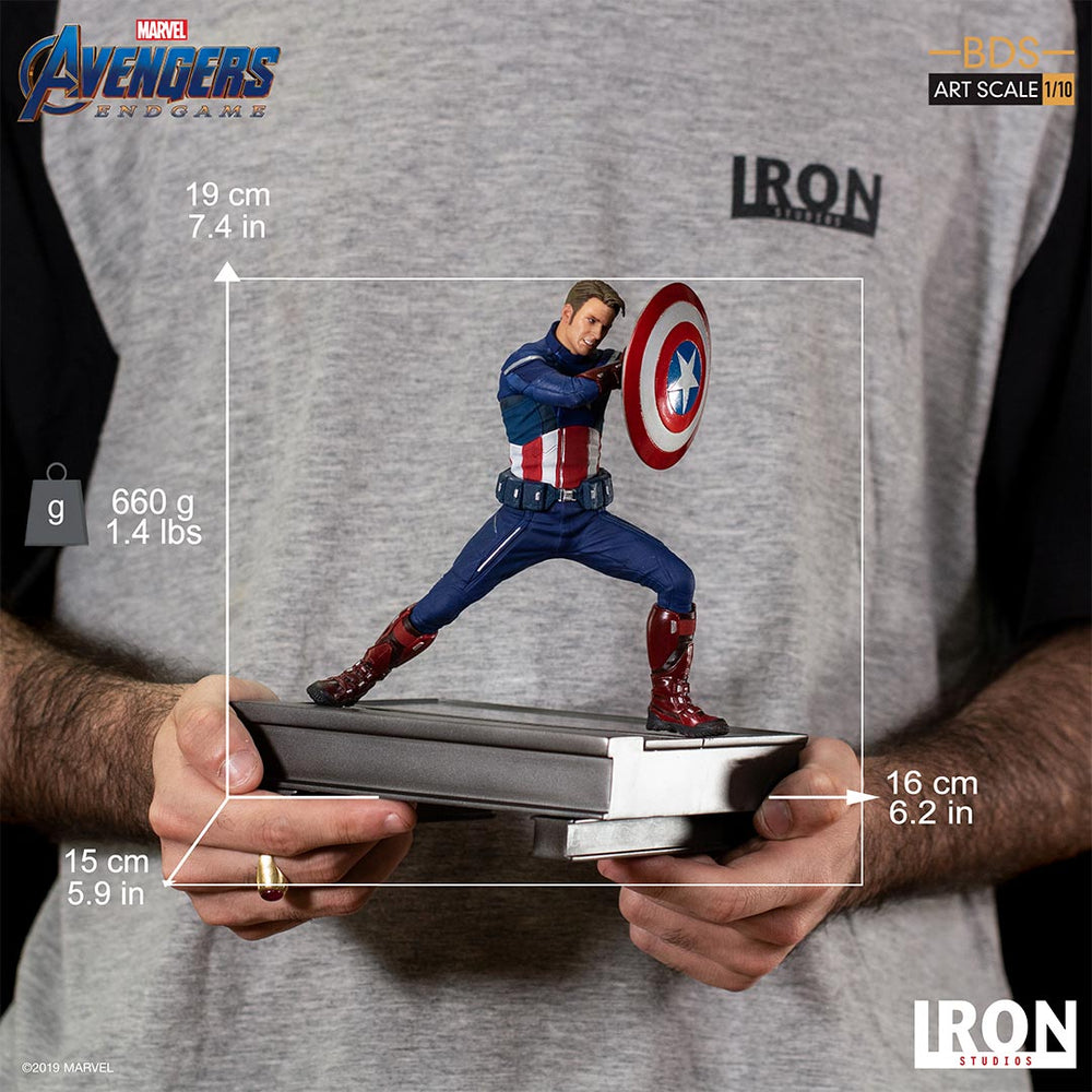 IRON Studios: Avengers Endgame - Capitan America 2023 Escala 1/10