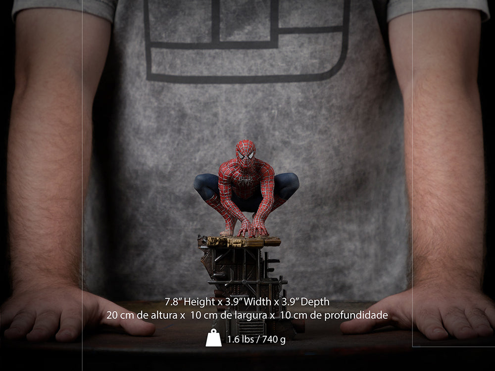 IRON Studios: Marvel Spiderman No Way Home - Spiderman Tobey Maguirre BDS Escala de Arte 1/10