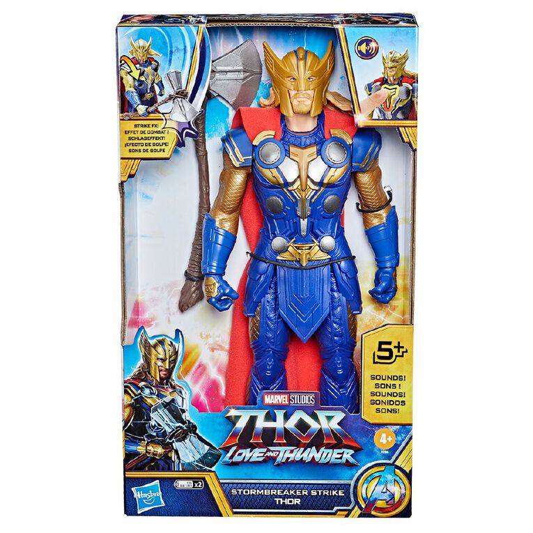 Marvel Thor: Thor Love And Thunder - Thor Con Stormbreaker Figura Electronica