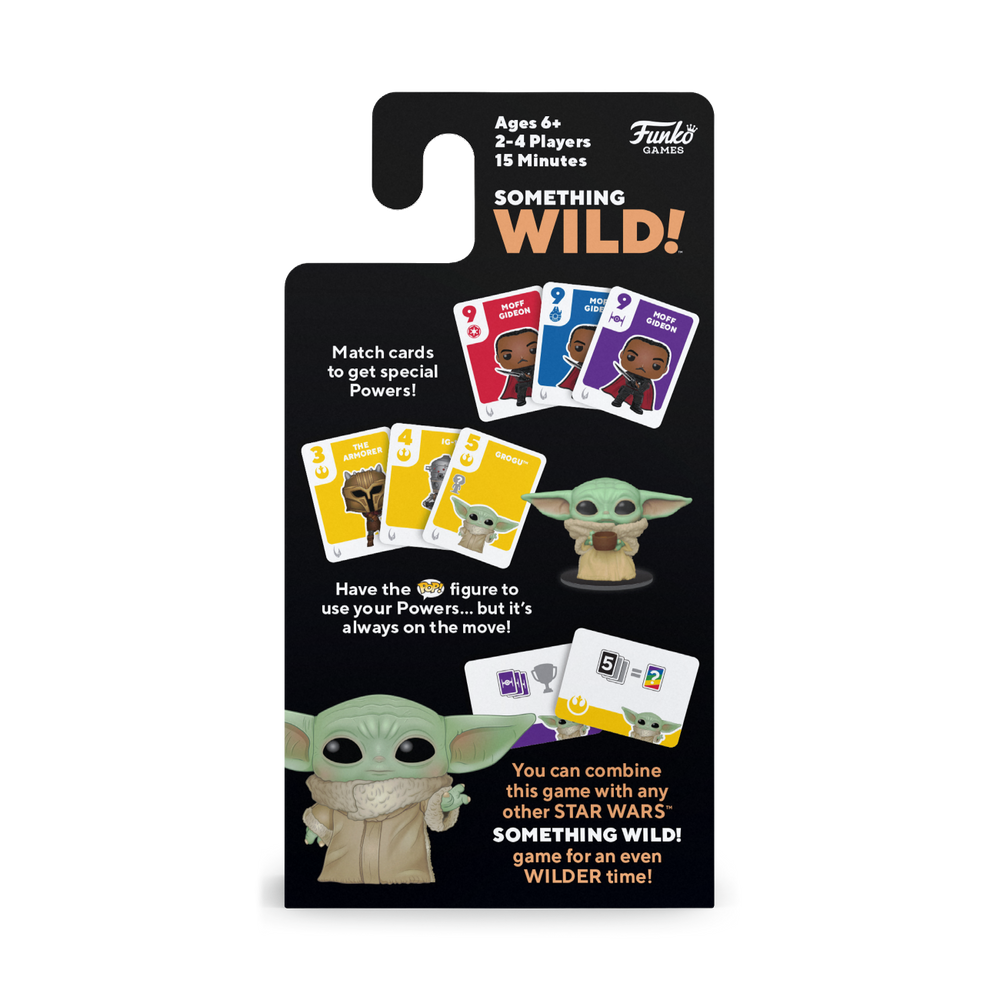 Funko Juego de Cartas: Something Wild Stars Wars Mandaloriano - Grogu Navidad