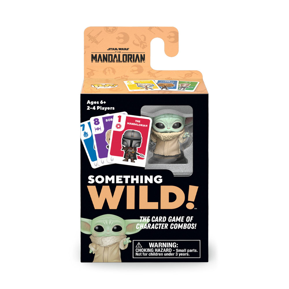 Funko Juego de Cartas: Something Wild Stars Wars Mandaloriano - Grogu Navidad