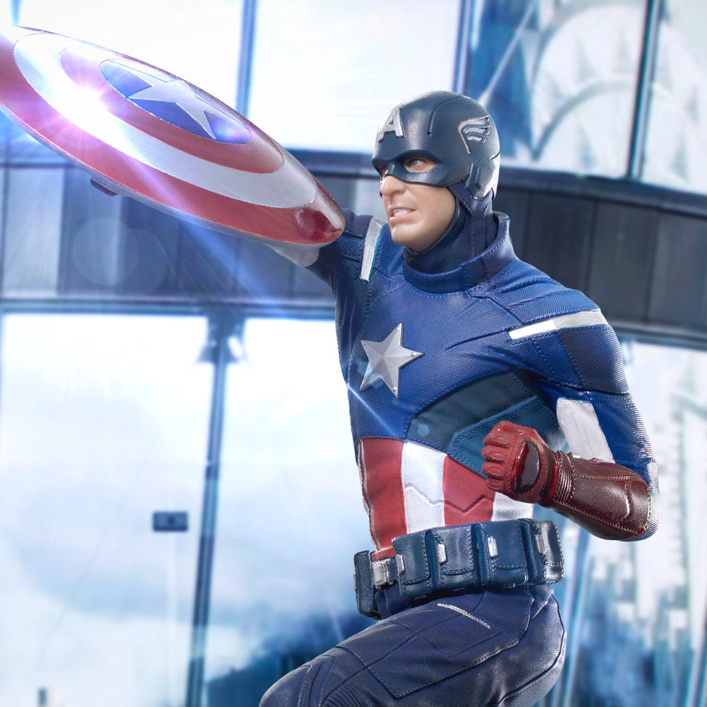 IRON Studios: Avengers Endgame - Capitan America 2012 Escala 1/10