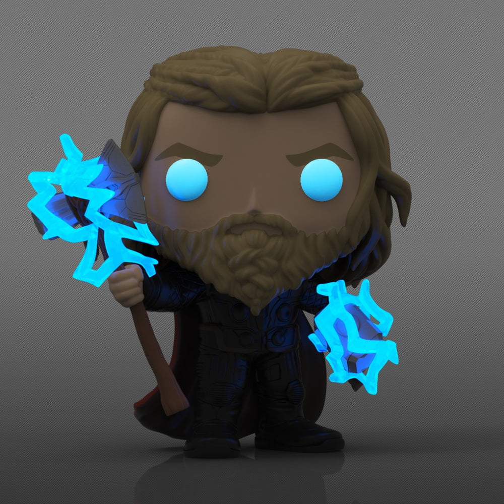 Funko Pop Marvel: Avengers End Game - Thor con Trueno Glow Exclusivo