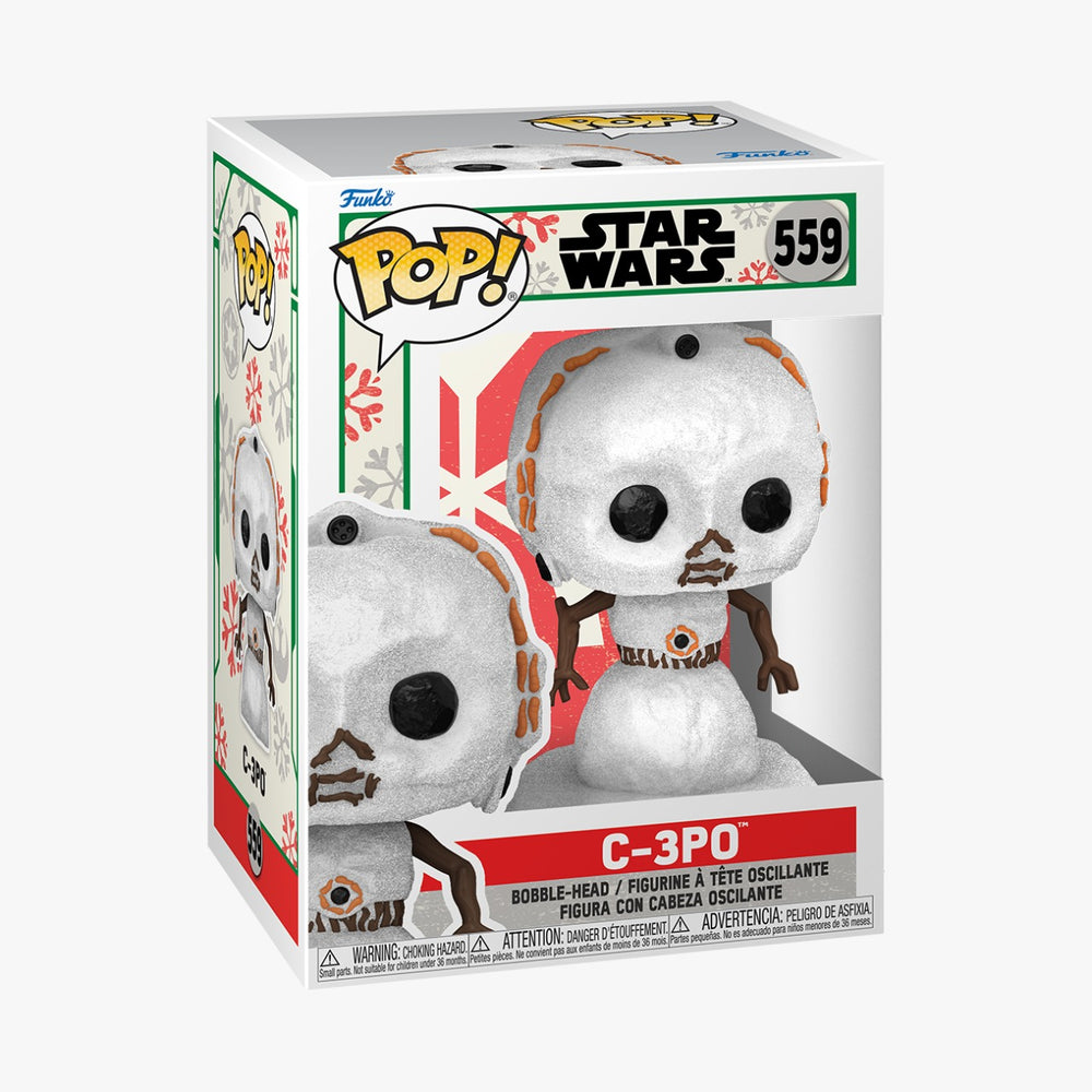 Funko Pop Star Wars: Navidad - C 3PO Hombre de Nieve