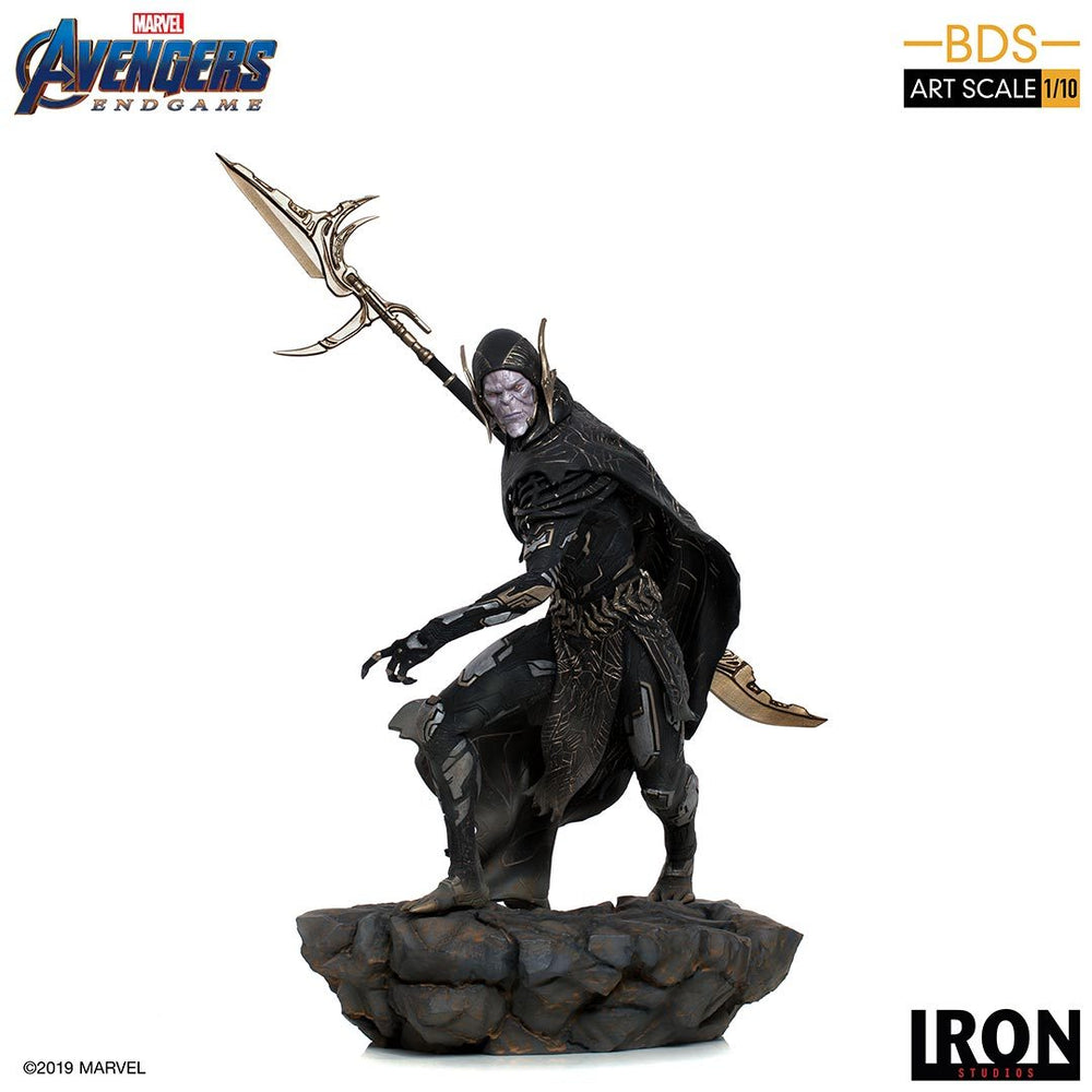 IRON Studios: Avengers Endgame - Corvus Glaive Black Order Escala 1/10