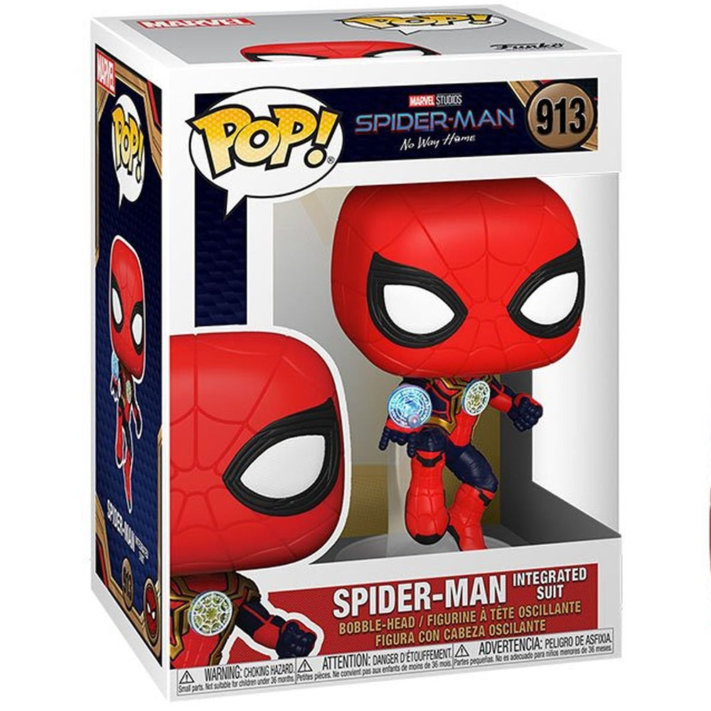 Funko Pop Marvel: Spiderman No Way Home - Spiderman Traje Integrado