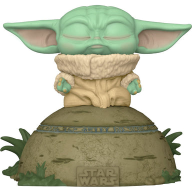 Funko Pop Deluxe: Mandalorian - Baby Yoda Grogu usando la Fuerza