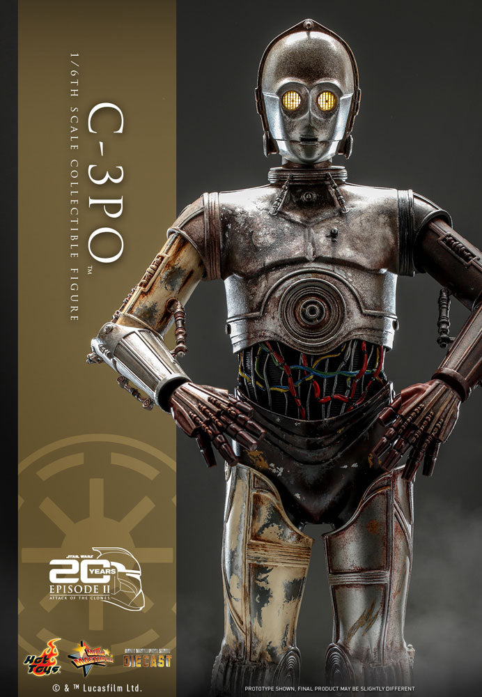 Hot Toys Masterpiece Series Diecast: Star Wars - C 3PO Escala 1/6