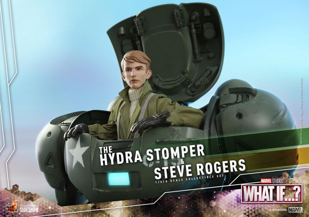 Hot Toys Television Masterpiece Series: Marvel What If - Steve Rogers e Hydra Stomper Escala 1/6