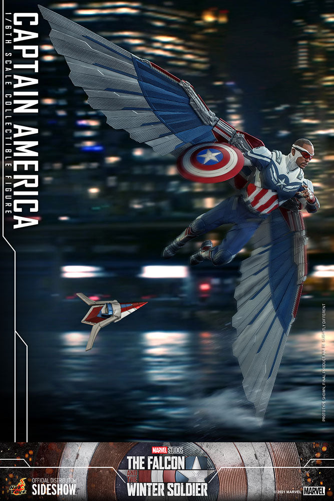 Hot Toys Marvel:  Falcon y Winter Soldier - Captain America Falcon Escala 1/6
