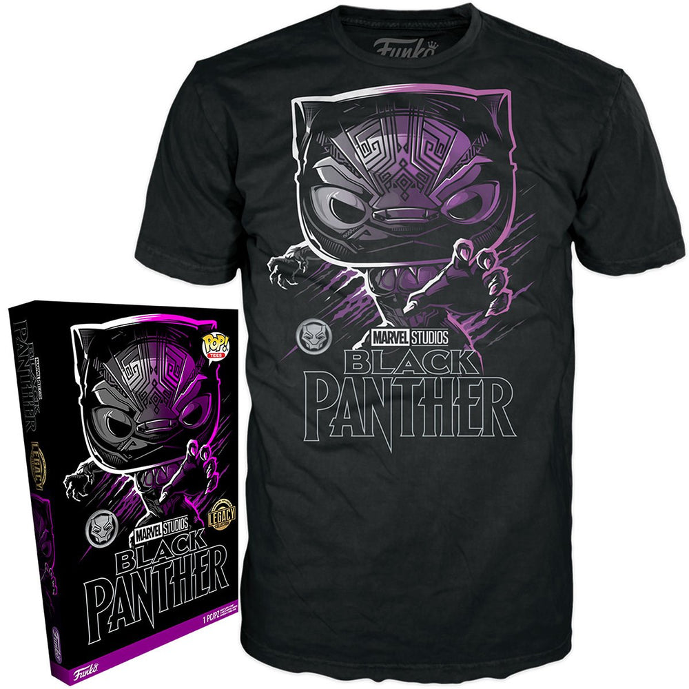 Funko Boxed Tee: Marvel - Black Panther Playera Chica