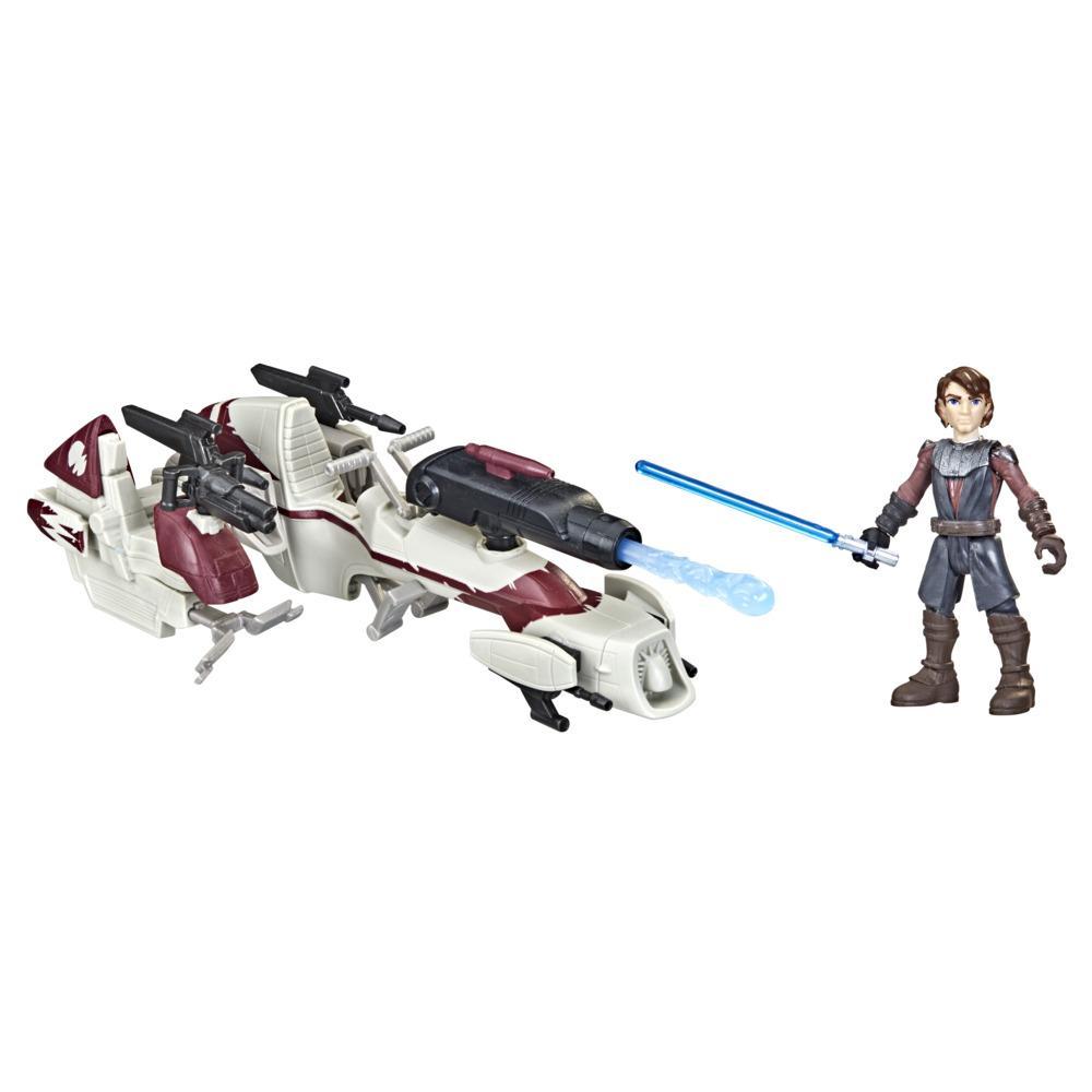 Star Wars Mission Fleet: Anakin Skywalker Con Barc Speeder
