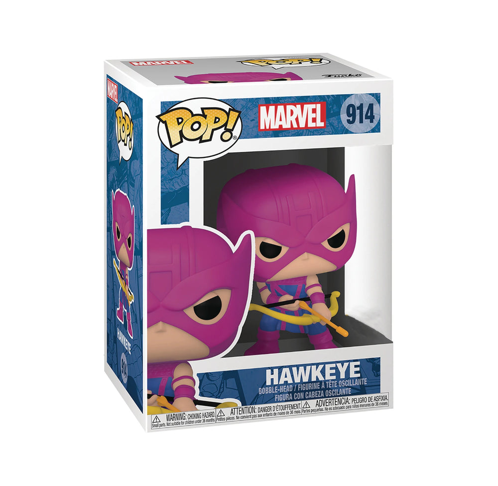 Funko Pop Marvel: Marvel Classic - Hawkeye Clasico Exclusivo