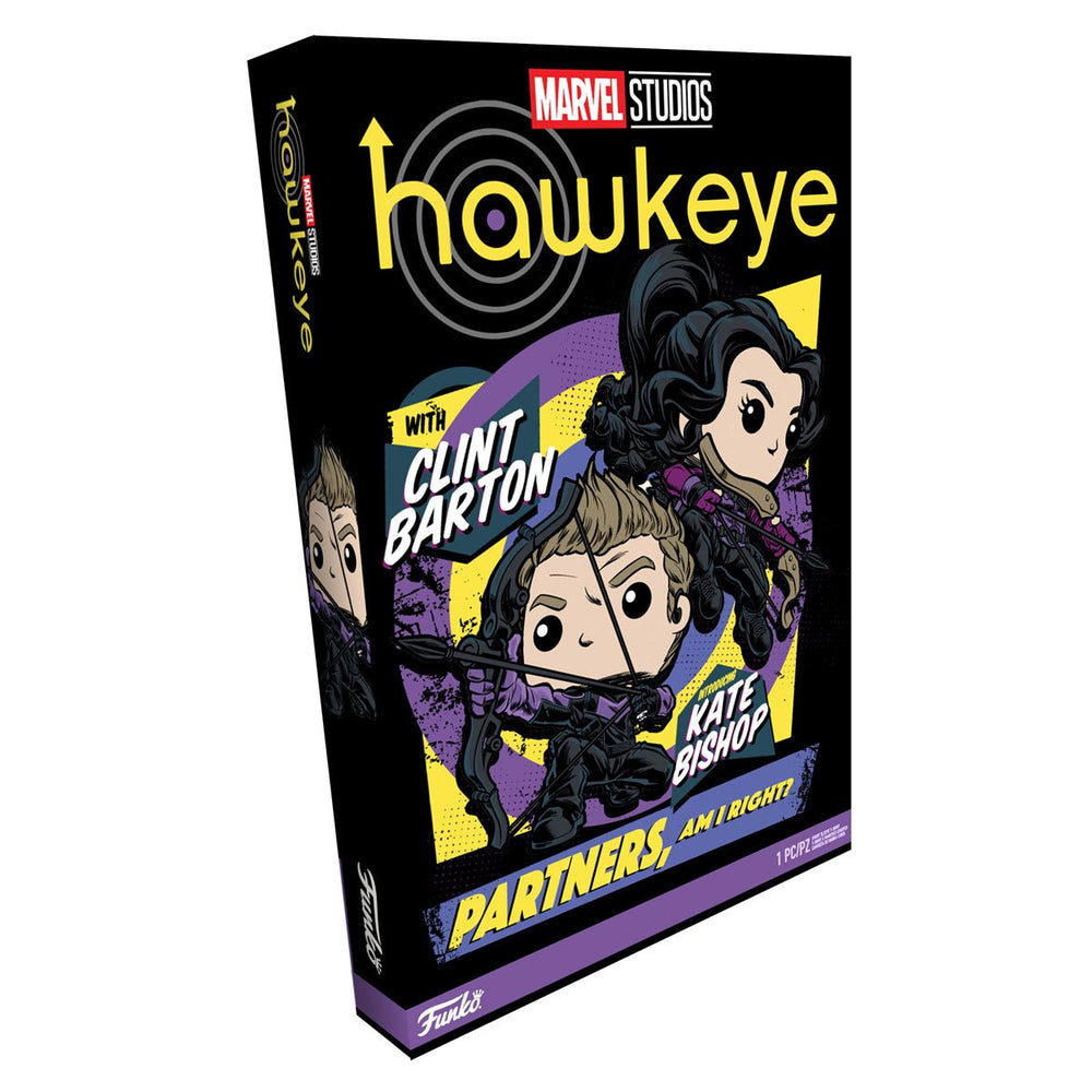 Funko Boxed Tee: Marvel Hawkeye - Clint y Kate Playera Extra Chica
