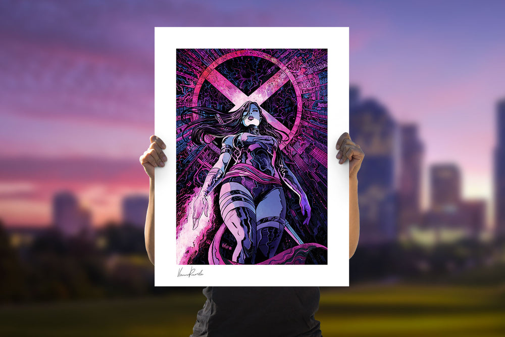 Sideshow Art Print: Marvel - X Men Psylocke Litografia